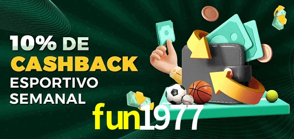 10% de bônus de cashback na fun1977