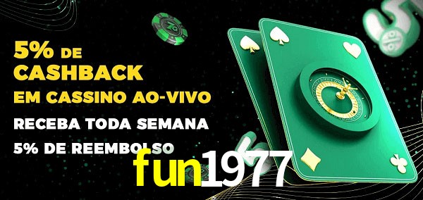 Promoções do cassino ao Vivo fun1977
